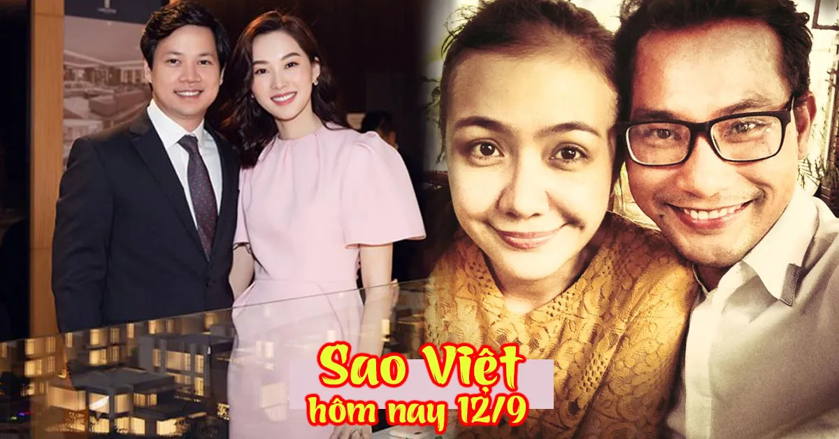 Tin tức sao Việt 12/9: Đặng Thu Thảo tình tứ bên chồng đại gia - Huỳnh Đông kỷ niệm ngày đi hỏi vợ