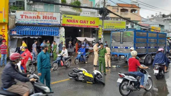 Tài xế la hét “mất thắng” trước khi gây tai nạn, khiến 1 thanh niên tử vong, 1 phụ nữ nát chân