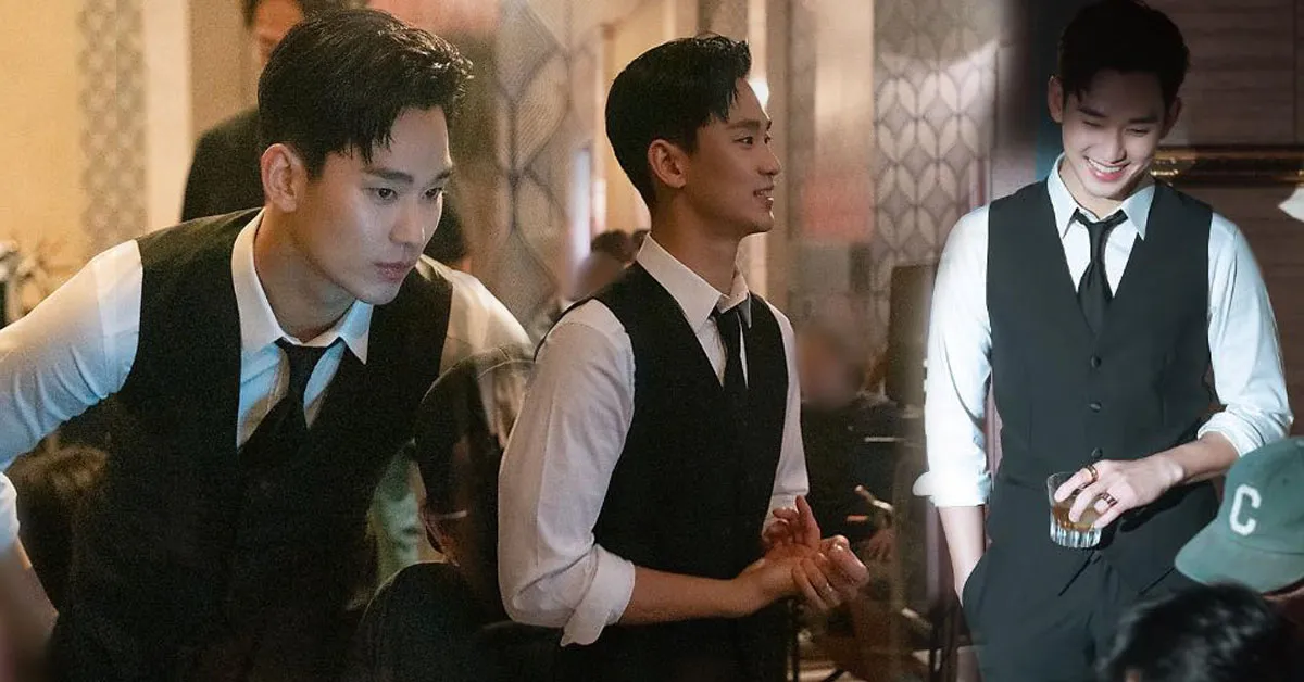 ‘Cụ giáo’ Kim Soo Hyun xuất hiện cực bảnh trong loạt ảnh hậu trường Hotel Del Luna