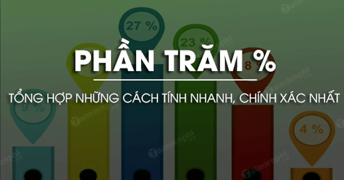 Cách tính tỷ lệ phần trăm nhanh và chính xác