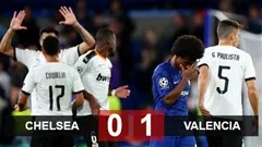 Diễn biến chính Chelsea thua Valencia ngay trên sân nhà