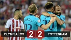 Diễn biến trận Olympiacos vs Tottenham: The Spurs hòa đáng tiếc