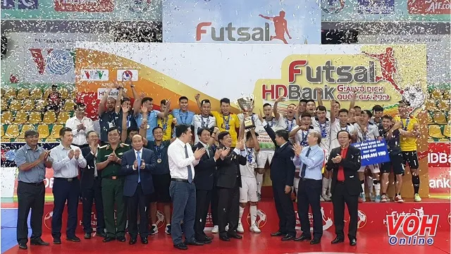 Thái Sơn Nam lần thứ 4 liên tiếp đăng quang giải vô địch quốc gia Futsal