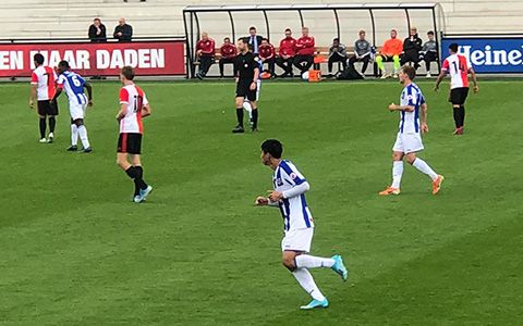 Văn Hậu đá chính trong trận hòa của đội trẻ Heerenveen