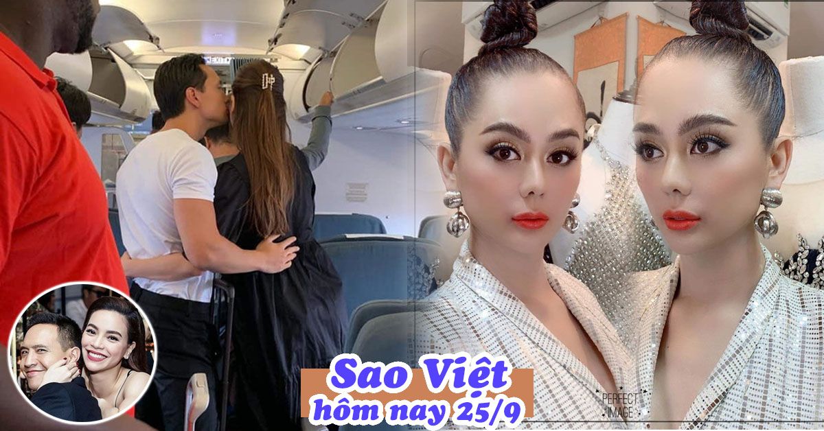 Tin tức sao Việt 25/9: Hồ Ngọc Hà, Kim Lý lộ ảnh tình tứ - Lâm Khánh Chi: Càng hại, chị càng giàu