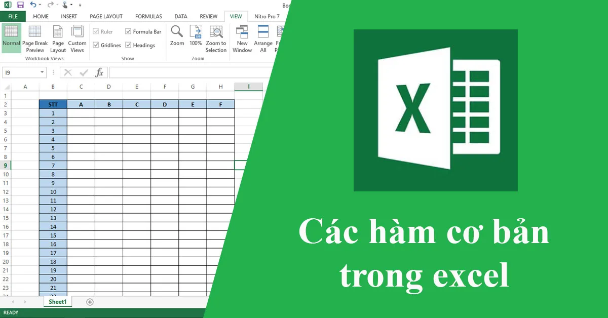 Tổng hợp các hàm cơ bản trong excel mà dân văn phòng nào cũng cần biết