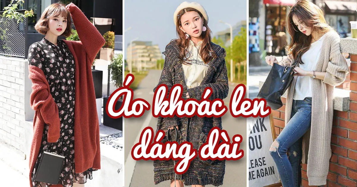 ‘Bắt trend’ áo khoác len dài hot nhất thu - đông năm nay