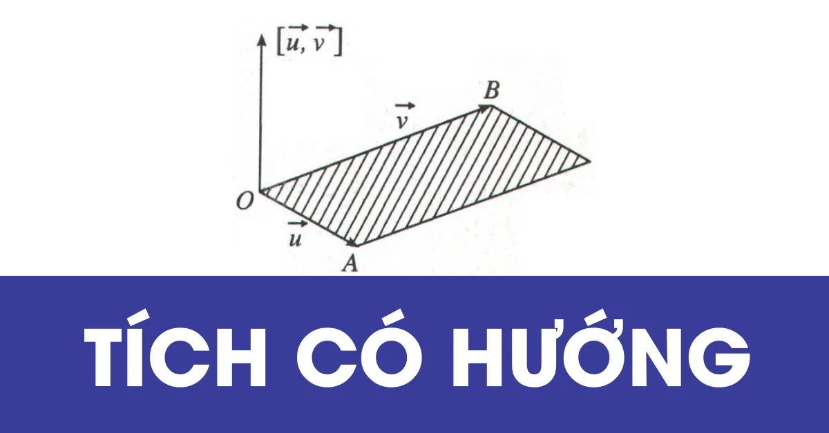 Cách tính tích có hướng của hai vectơ