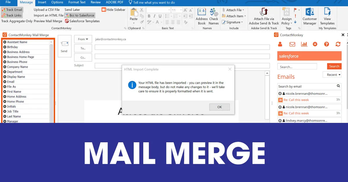 Hướng dẫn cách làm Mail Merge trong word