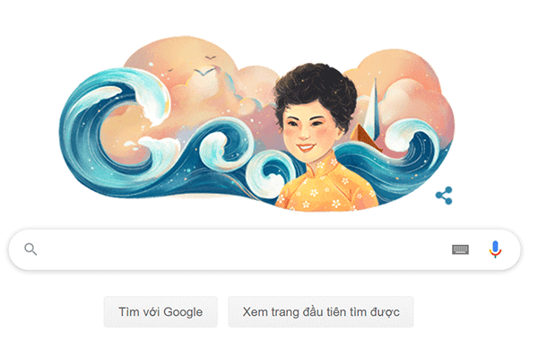 Google Doodle kỷ niệm ngày sinh nhà thơ Xuân Quỳnh