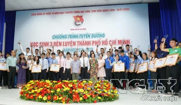 Tuyên dương 37 gương “Học sinh 3 rèn luyện TPHCM” năm học 2018-2019