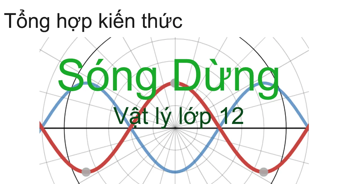 Tổng hợp kiến thức về sóng dừng - bài tập về sóng dừng