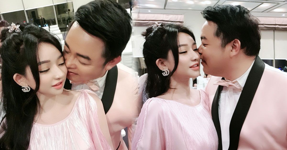 Quang Lê lên tiếng về bức ảnh hôn má thân mật với vợ cũ Hồ Quang Hiếu
