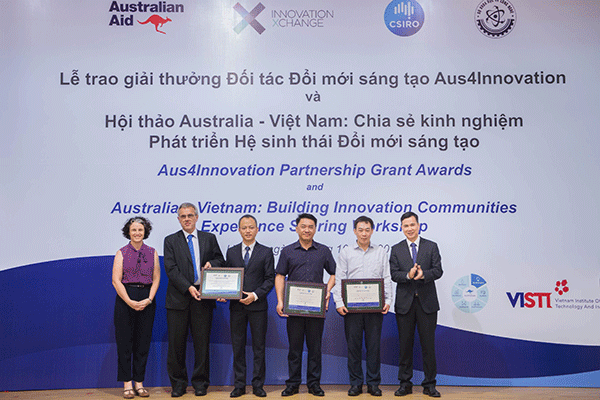 Ba dự án đoạt giải thưởng Chương trình Đối tác Đổi mới sáng tạo