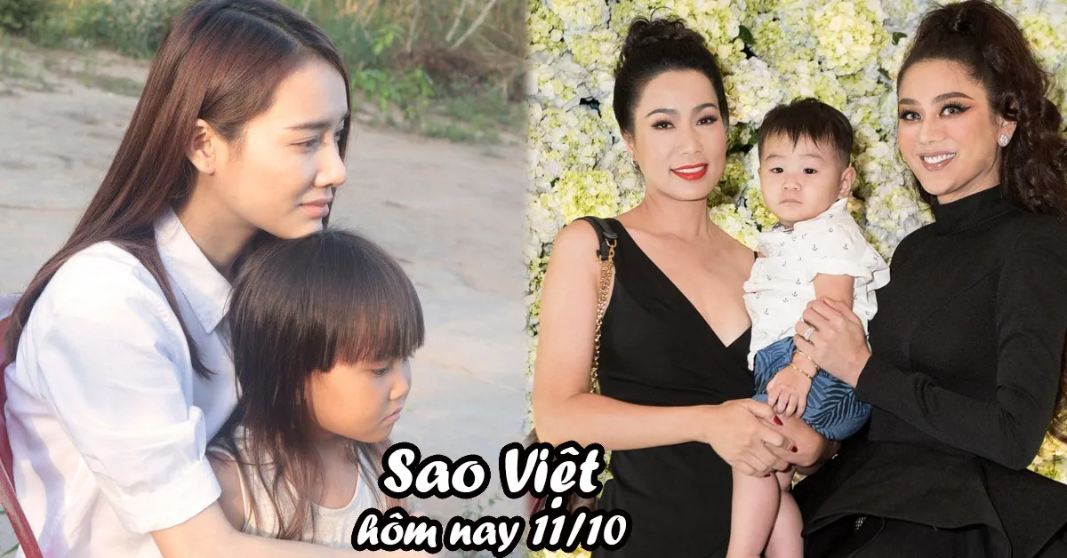 Tin tức sao Việt 11/10: Nhã Phương xinh đẹp khi đi từ thiện; Lâm Khánh Chi mừng thôi nôi con trai