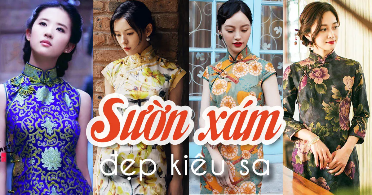 Diện sườn xám khoe đường cong quyến rũ, đẹp ‘động lòng người’