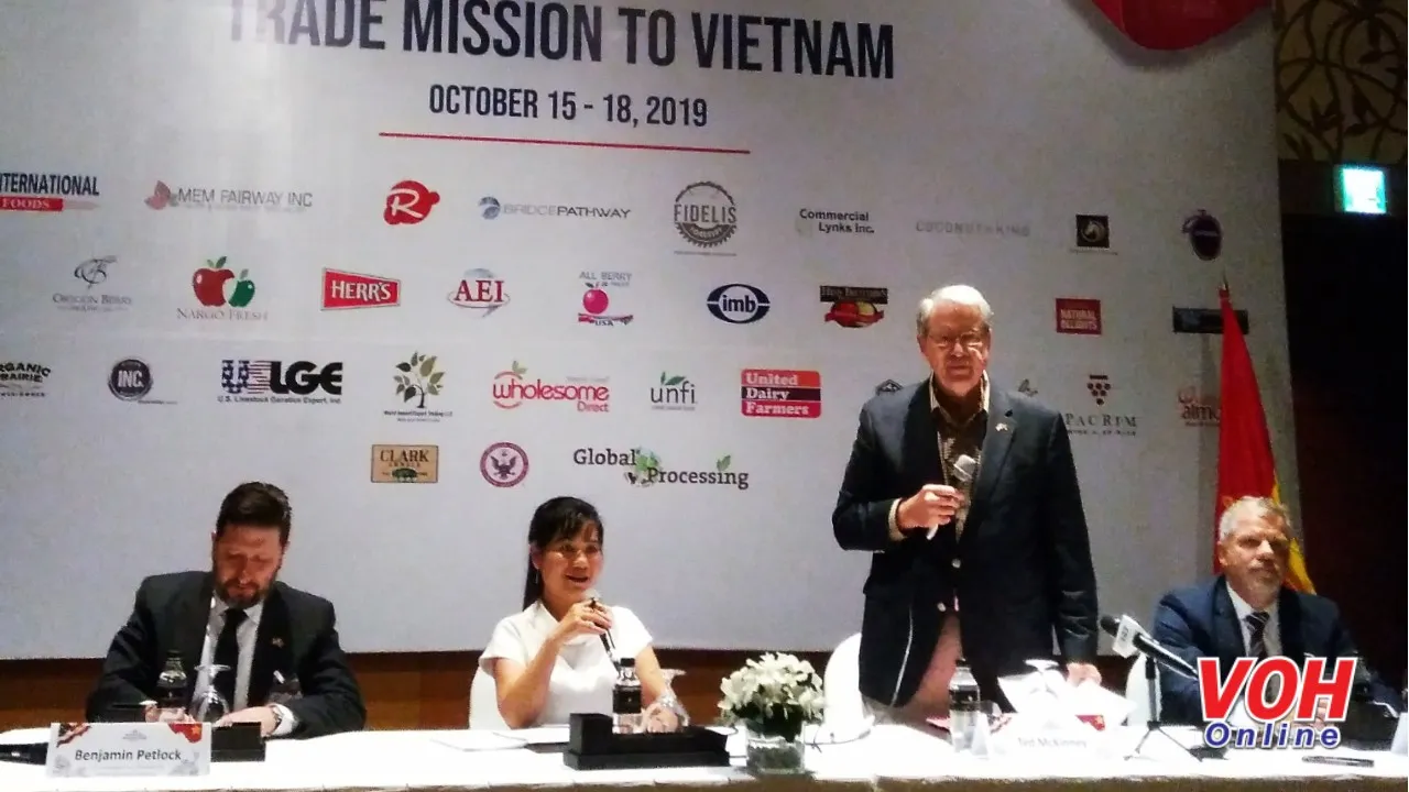 Phái đoàn Bộ Nông nghiệp Hoa Kỳ thảo luận về thương mại nông sản với Việt Nam