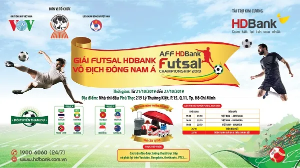 Gửi tiết kiệm nhận quà hấp dẫn cùng giải Futsal HDBank