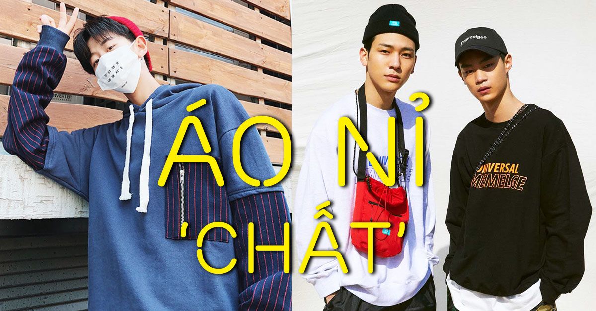 Những chiếc áo nỉ ‘chất’ dành cho phái mạnh mùa thu đông