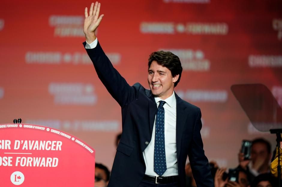 Tổng tuyển cử Canada: Đảng của ông Trudeau giành chiến thắng