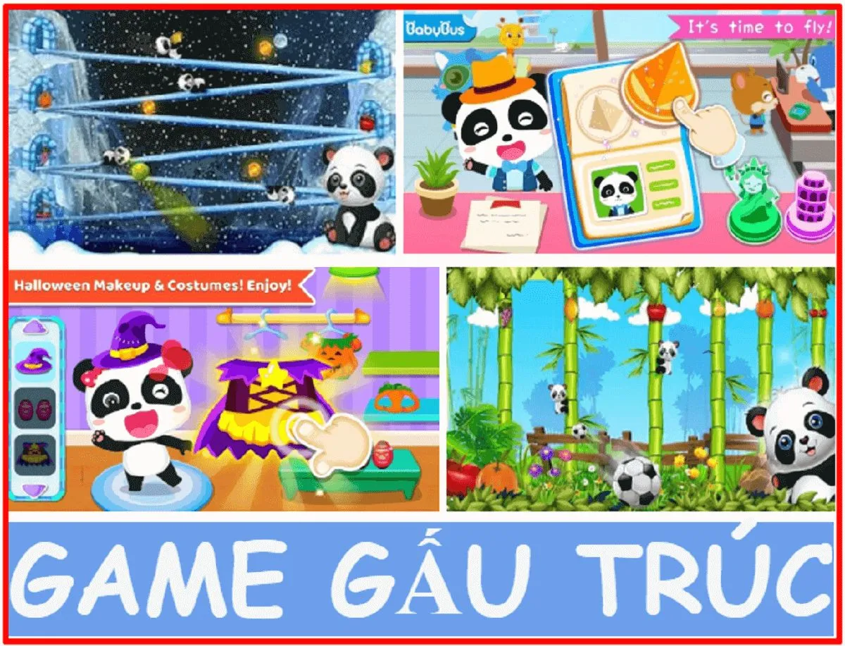 Tổng hợp top game gấu trúc hay, nhiều người chơi hiện nay