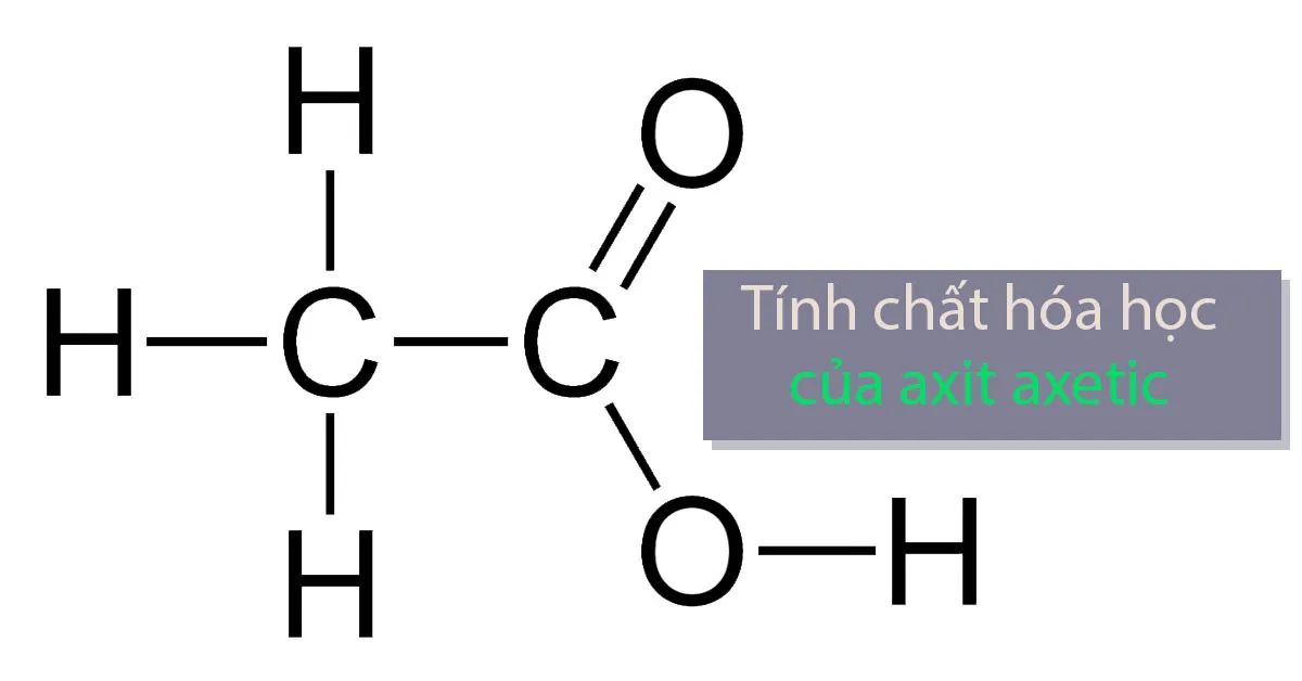 Tính chất hóa học của axit axetic 