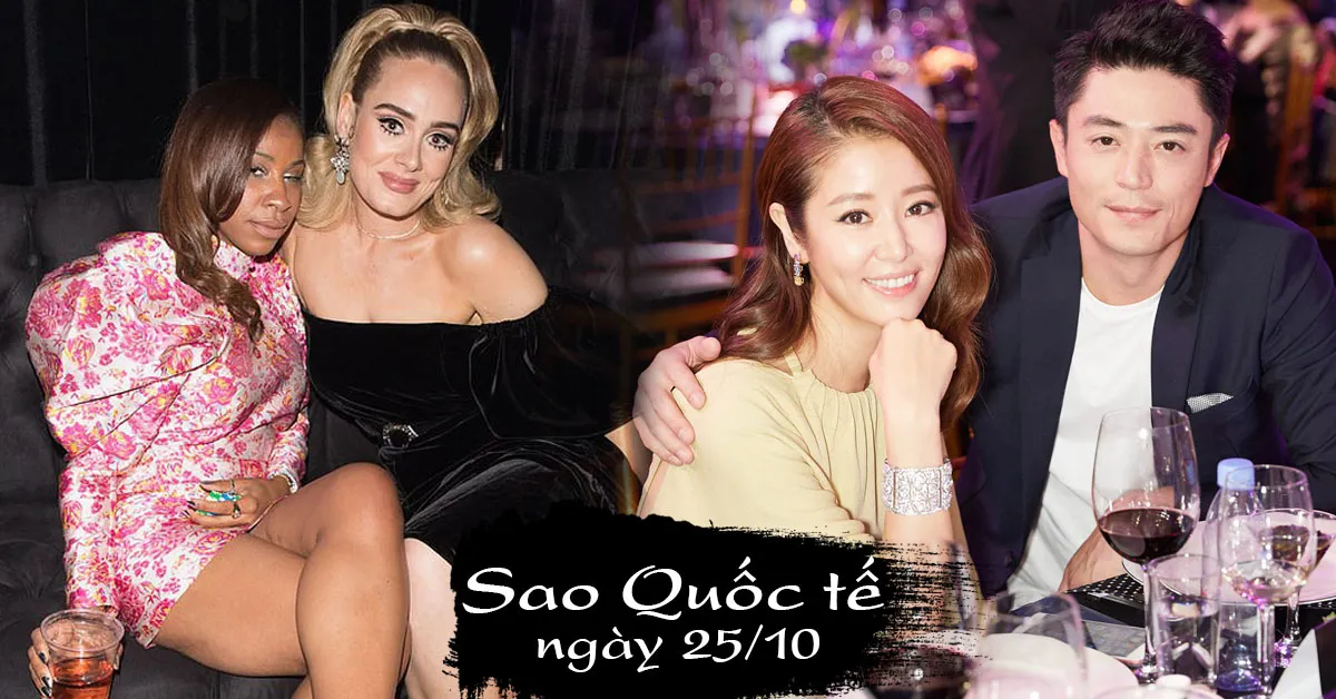 Sao Quốc tế ngày 25/10: Adele giảm cân ngoạn mục; Lâm Tâm Như khen ngợi Hoắc Kiến Hoa