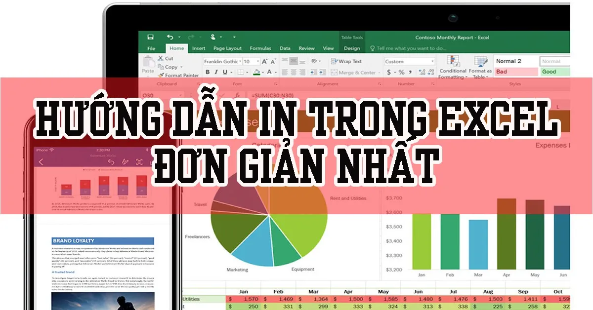 Hướng dẫn cách in trong excel chi tiết nhất