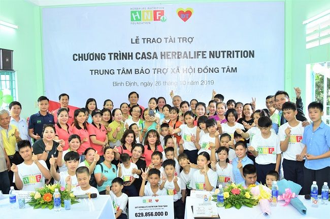 Quỹ Herbalife Nutrition (HNF) hỗ trợ dinh dưỡng năm thứ 7 cho trẻ tại Trung tâm Đồng Tâm