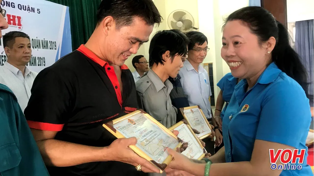Trao giải Hội thi tay nghề Điện dân dụng 2019