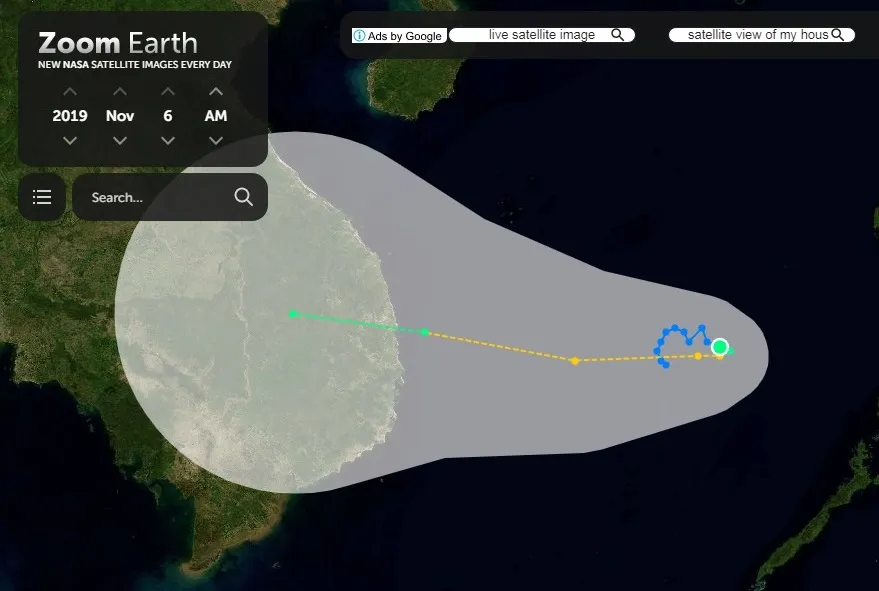 Bão số 6 có thể đổ bộ đất liền Nam Trung Bộ khoảng ngày 10/11 – 11/11
