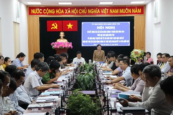 Quận Bình Tân - Nâng cao mức độ hài lòng và tạo dựng nền hành chính công khai, minh bạch