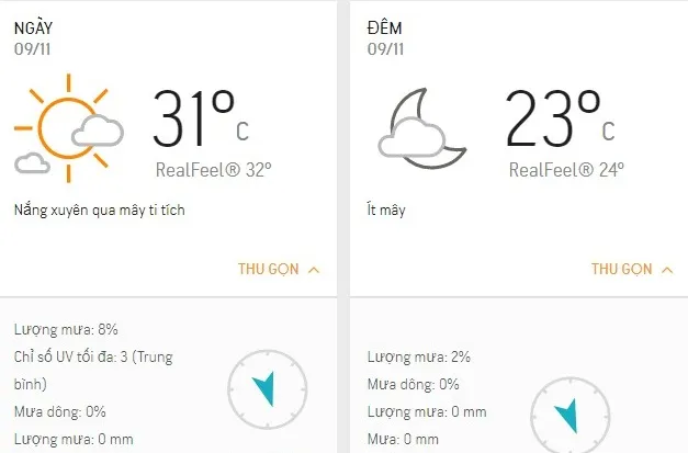 Dự báo thời tiết TPHCM hôm nay 9/11: Trời nắng nhẹ, chỉ số chất lượng không khí mức đỏ