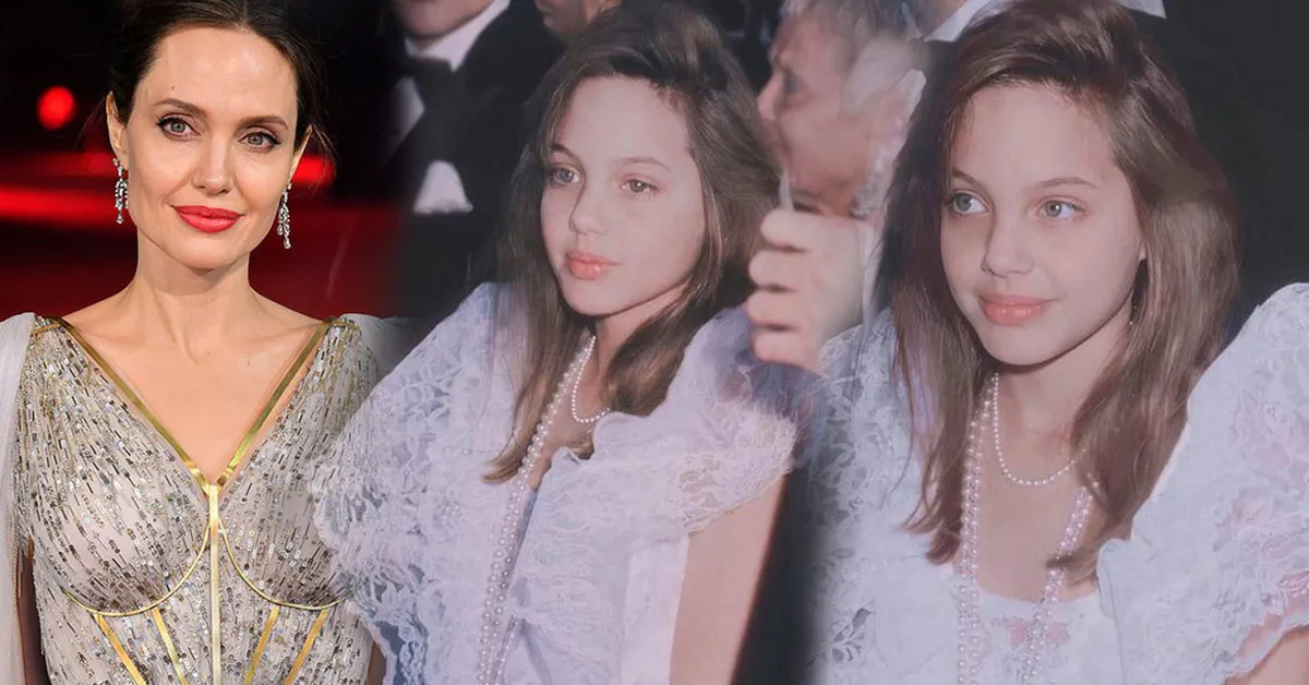 Nàng Tiên Hắc Ám Angelina Jolie năm 11 tuổi: Đẹp tựa búp bê sống, ai nhìn cũng mê mệt