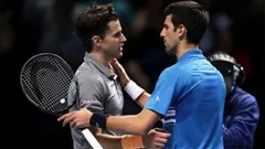 ATP Finals 2019: Đánh bại Djokovic, Thiem vào bán kết - Federer có chiến thắng đầu tiên