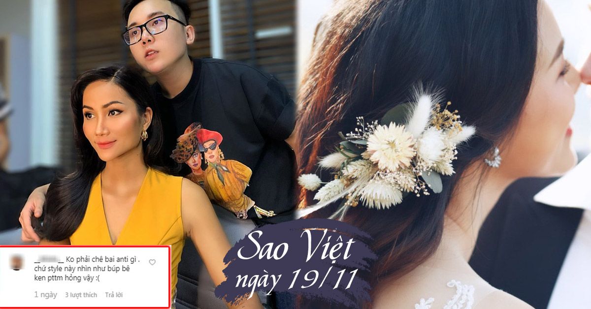 Tin tức sao Việt 19/11: HHen Niê đáp trả khi bị chê phẫu thuật hỏng; MC Hoàng Oanh khoe ảnh cưới