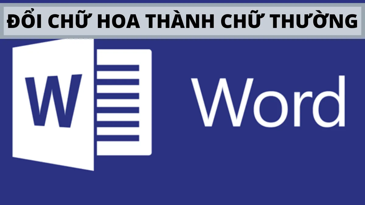 Cách chuyển đổi chữ Hoa thành chữ thường trong Word và ngược lại