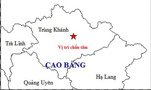 Động đất tại Cao Bằng gây rung chấn ở Hà Nội