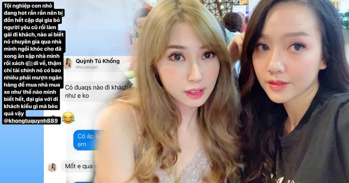 Băng Di lên tiếng bảo vệ khi Khổng Tú Quỳnh bị đồn quen đại gia nên bỏ Ngô Kiến Huy