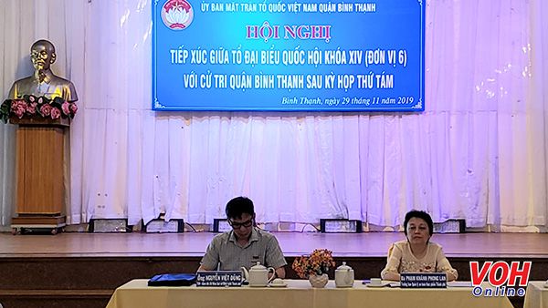 Cử tri đánh giá cao Kỳ họp thứ 8 Quốc hội khoá XIV bàn nhiều nội dung sát sườn cuộc sống