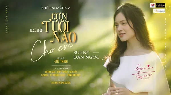 [Trực tiếp] Buổi ra mắt MV đầu tay Còn tuổi nào cho em của ca sĩ Sunny Đan Ngọc