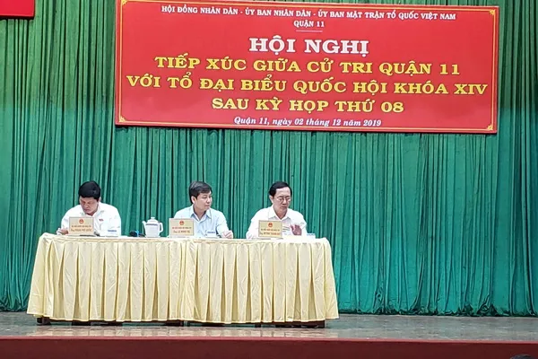 Cử tri Quận 11 băn khoăn về tuổi nghỉ hưu cho lao động nữ