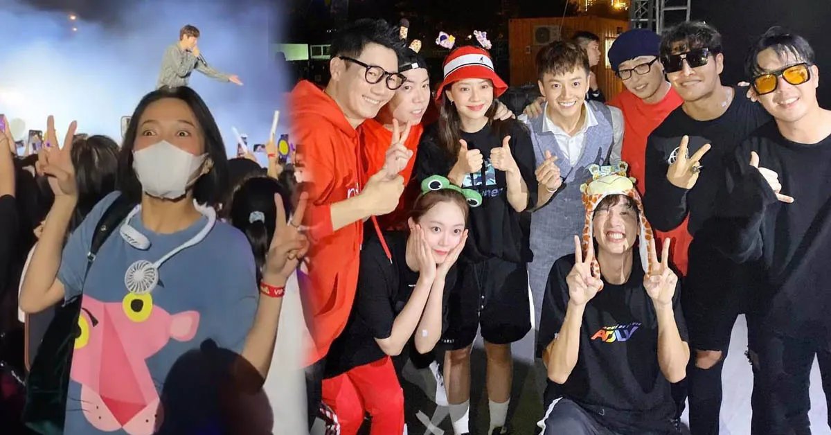 Ngô Kiến Huy hạnh phúc chụp ảnh cùng dàn cast, Diệu Nhi quẩy tưng bừng tại Fan Meeting Running Man