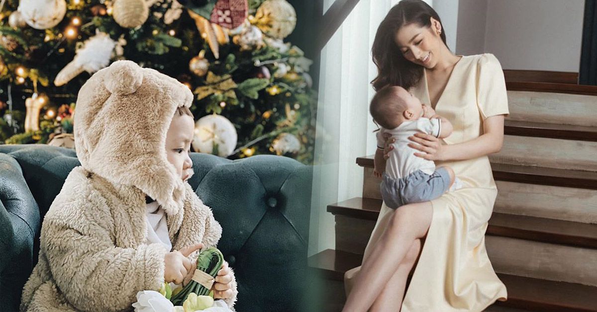 Á hậu Tú Anh khoe ảnh cận mặt con trai: Vẻ ngoài bụ bẫm, đôi mắt long lanh của quý tử gây chú ý