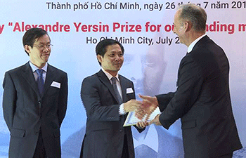 Giải thưởng Alexandre Yersin năm 2019-2020 tôn vinh các nhà khoa học y học Việt Nam