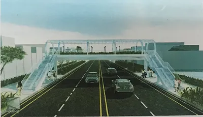 TPHCM: Xây thêm 1 cầu bộ hành ở công viên Hoàng Văn Thụ