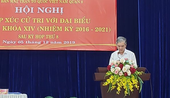 Cử tri Quận 8 băn khoăn tuổi nghỉ hưu cho nữ lao động 