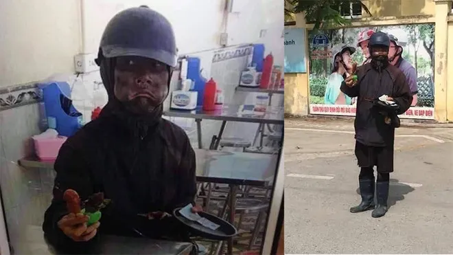 Công an chưa tìm ra gã ăn xin mặt đen kỳ quái