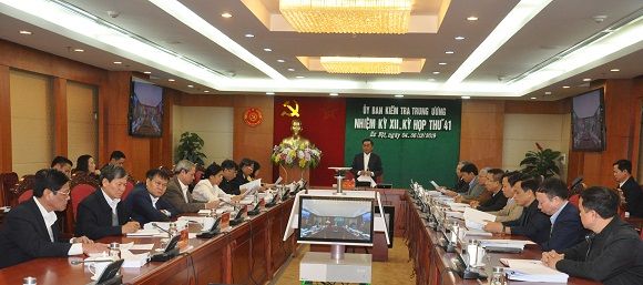 Kết luận của Ủy ban Kiểm tra Trung ương tại kỳ họp 41