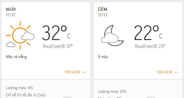 Dự báo thời tiết TPHCM hôm nay 12/12: Nắng nhẹ, chỉ số tia UV ở mức 6